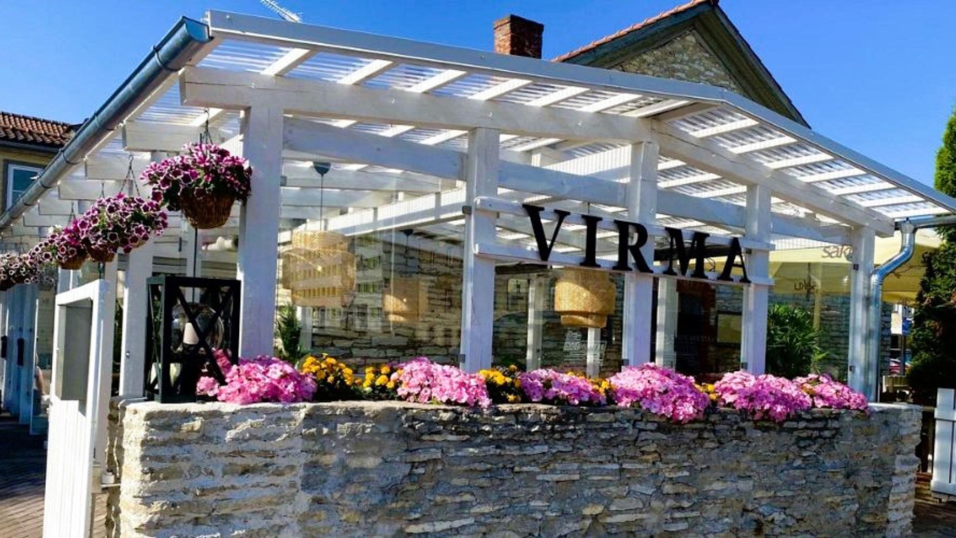 virma pubi suveterrass roosad lilled virma silt