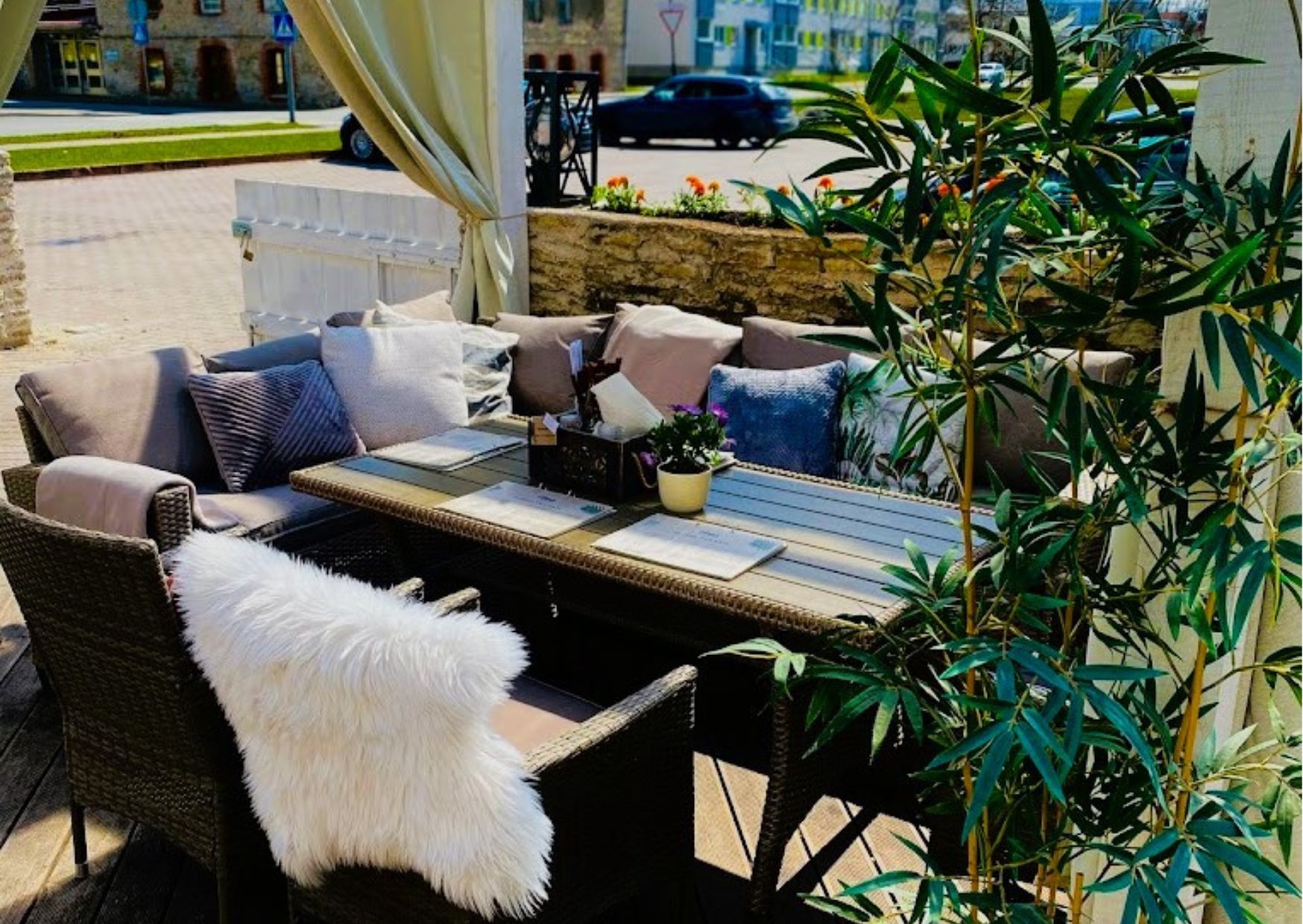 virma terrass taimed, padjad, diivanid