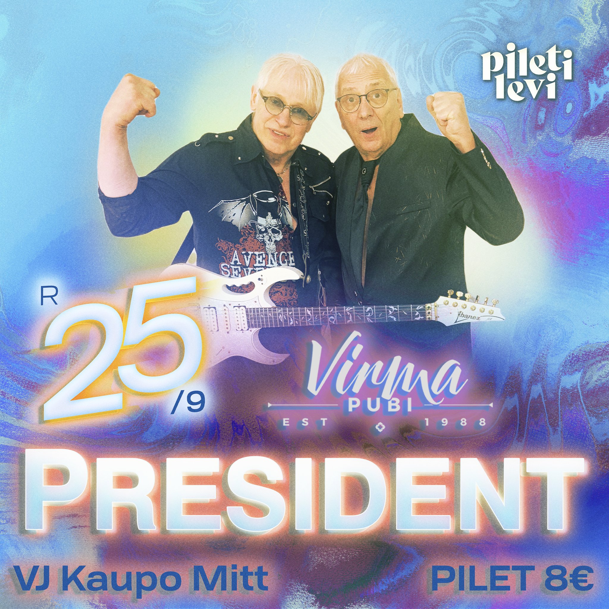 President kontsert Virma Pubi 25.september Rakveres