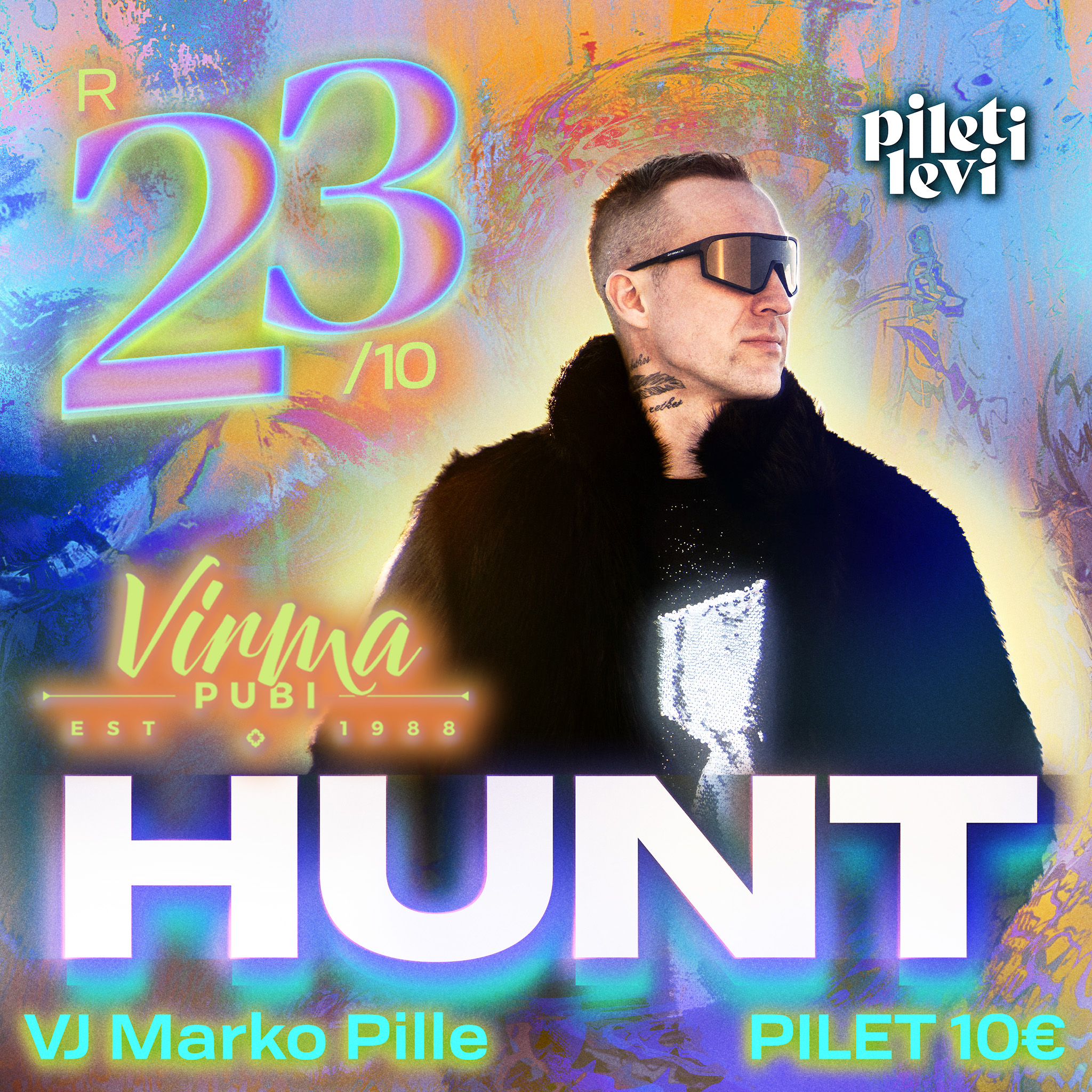 Hunt LIVE Virma Pubi 23.oktoober Rakveres