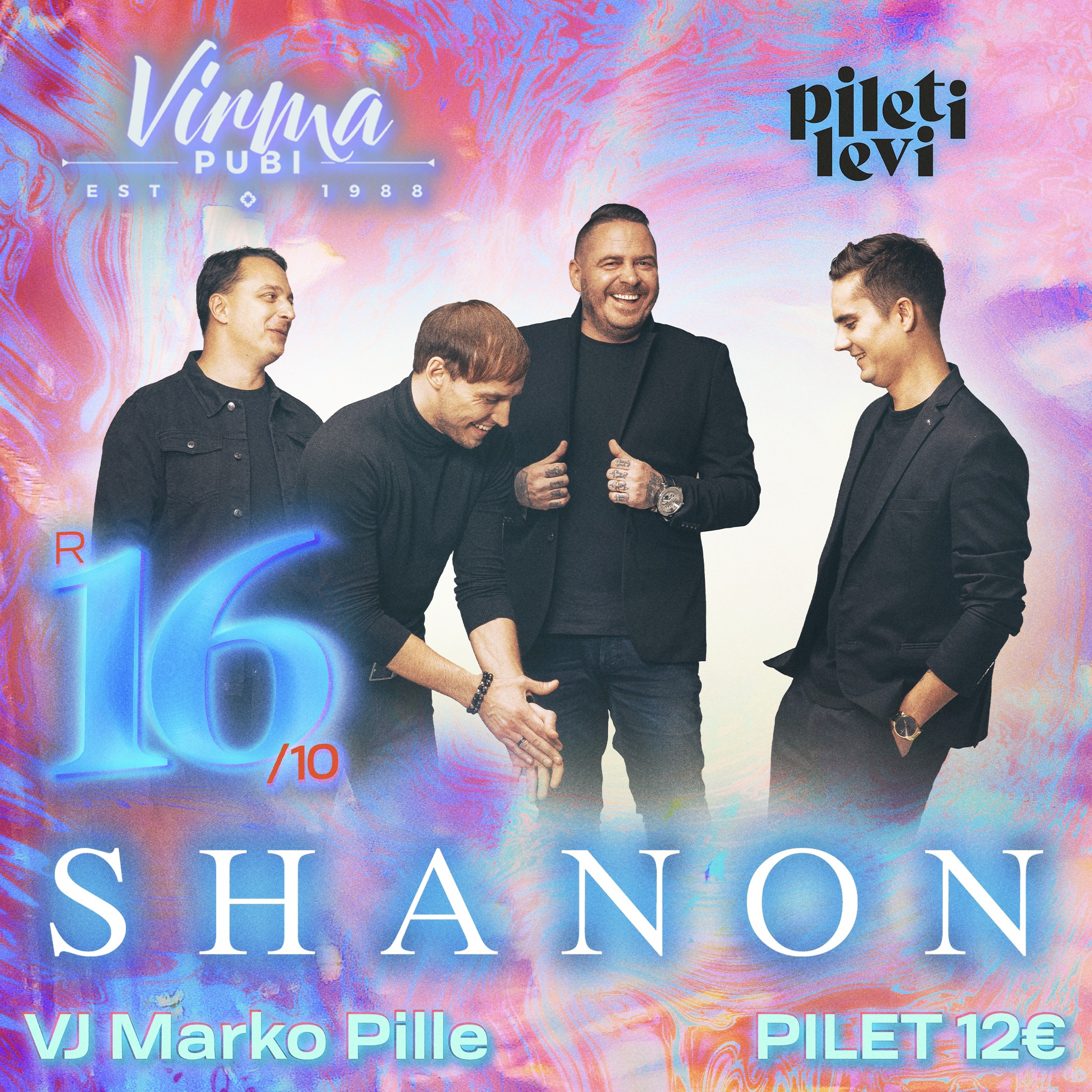 Shanon kontsert Rakvere Virma Pubis 16.10