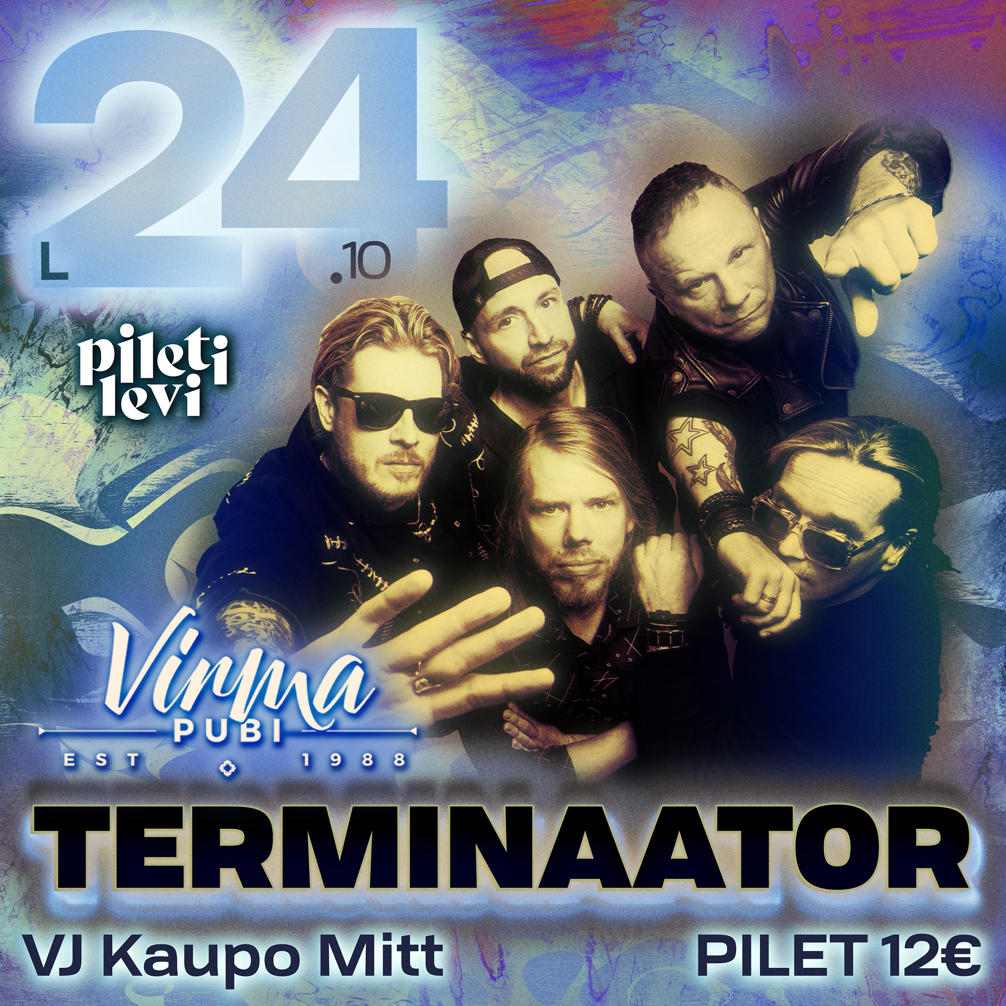 Terminaator kontsert Virma Pubi 24.oktoober Rakveres
